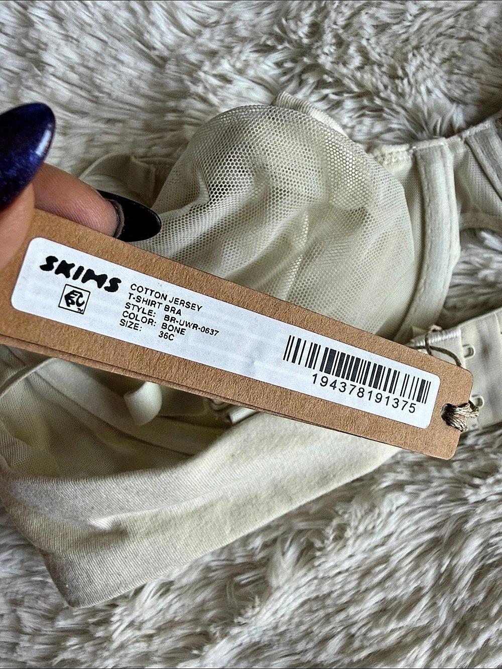 SKIMS Cotton Jersey T-Shirt Bra